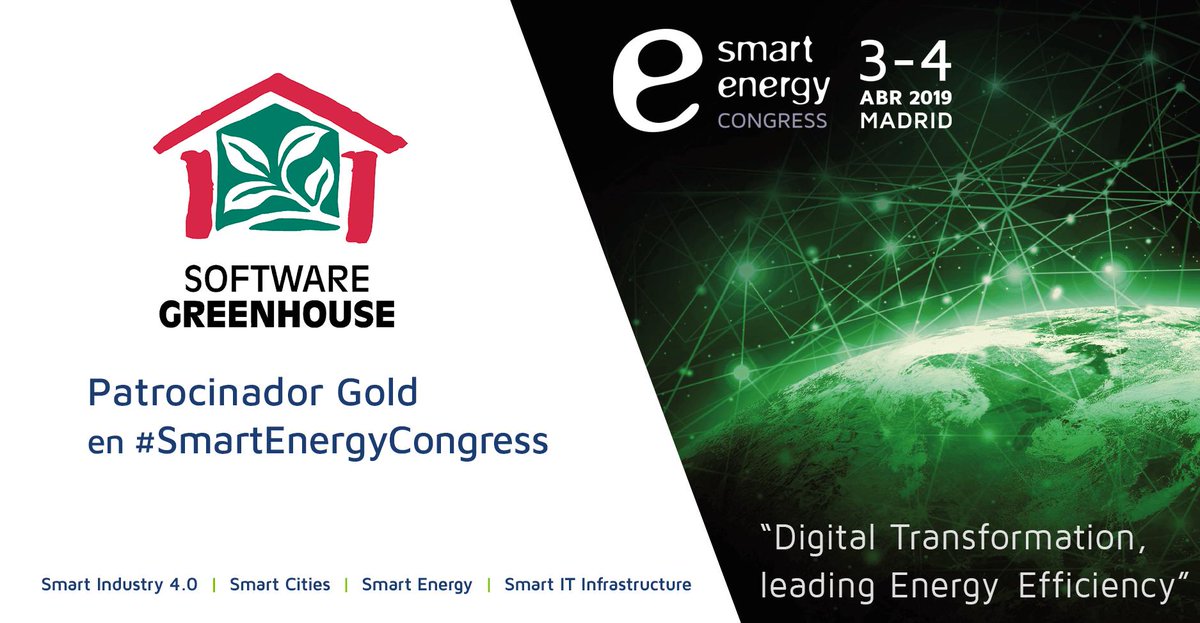 SmartEnergyCongress enerTIC 2019 Greenhouse Gold Sponsor