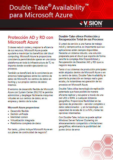 DS DT Availability Azure ES-es-V.1.0